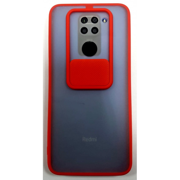 Xiaomi Redmi Note9 Kamera Sürgülü Korumalı Buz Silikon Kapak ürün görseli 1