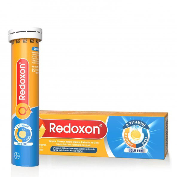 Redoxon 3lü Etkili 15 Efervesan Tablet 8699546020447 ürün görseli 1
