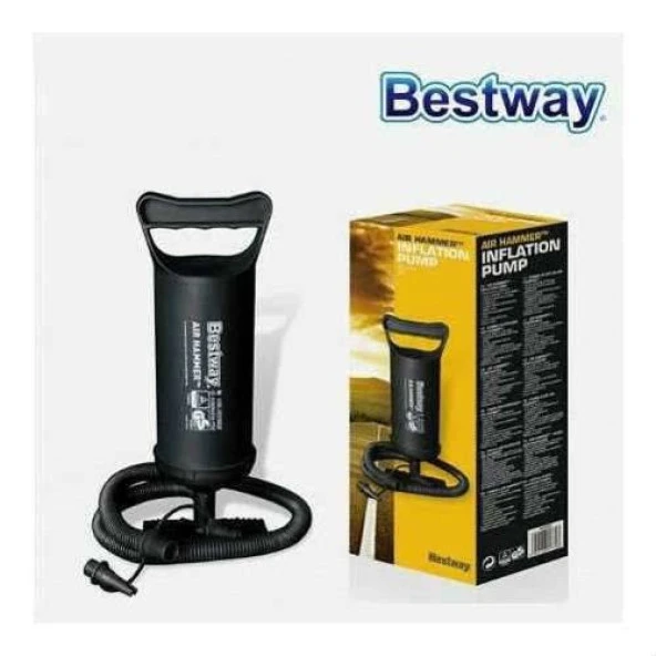Bestway 62002, Çift Fonksiyonlu Şişme Yatak-Havuz Pompası, 30 cm ürün görseli 1