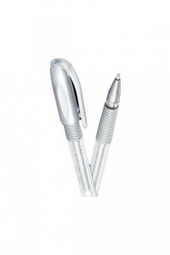 Pensan Glitter Simli Jel Kalem 1 mm - Gri ürün görseli 1