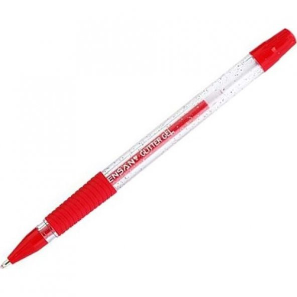 Pensan Glitter Simli Jel Kalem 1 mm - Kırmızı ürün görseli 1