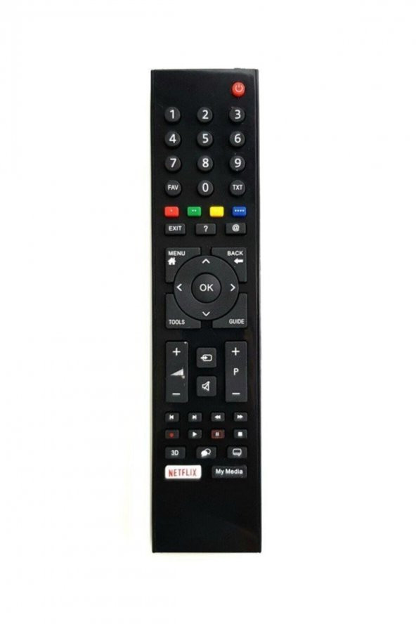 Beko Altus Grundig Smart Lcd Led Tv Televizyon Kumandası Netflix Tuşlu ürün görseli 1