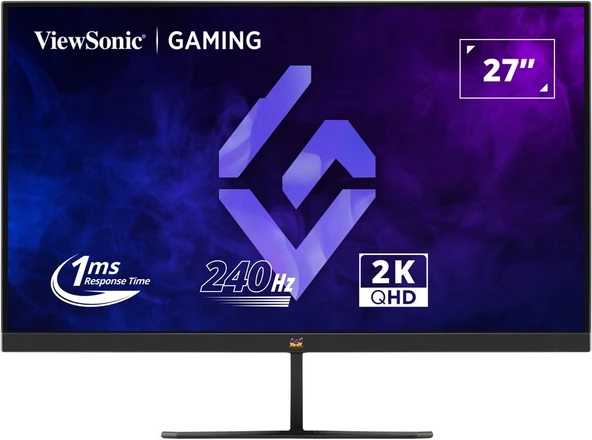 VIEWSONIC 27" VX2758A-2K-PRO-3 2K QHD 1MS 240HZ HDMI DP HDR10 PS/XBOX RGB IPS GAMING MONITOR ürün görseli 1