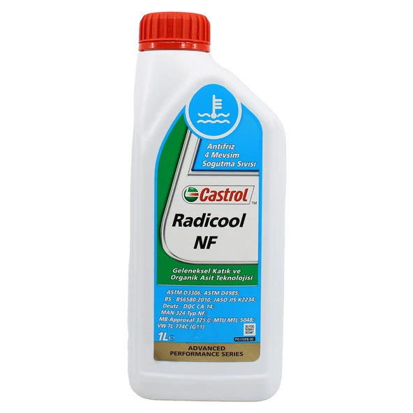 Castrol Radicool NF 1 Lt Konsantre Mavi Antifriz ürün görseli 1
