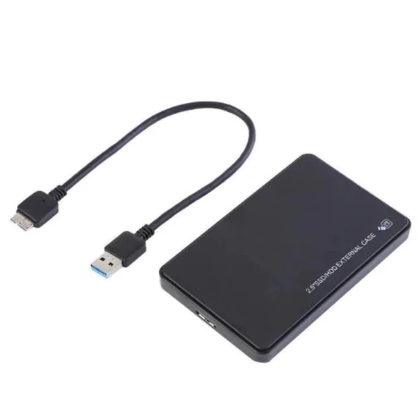 Afila 2.5" USB 3.0 Harici Harddisk HDD Kutusu Sata Disk Siyah (Plastik) 5