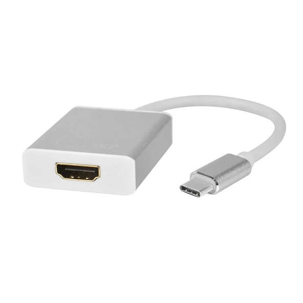 Ayt Powermaster PM-18231 USB Type-c To Hdmı Çevirici Görüntü Kablosu Type-c Çıkışını Hdmi Girişine Dönüştürücü Aparat ürün görseli 1