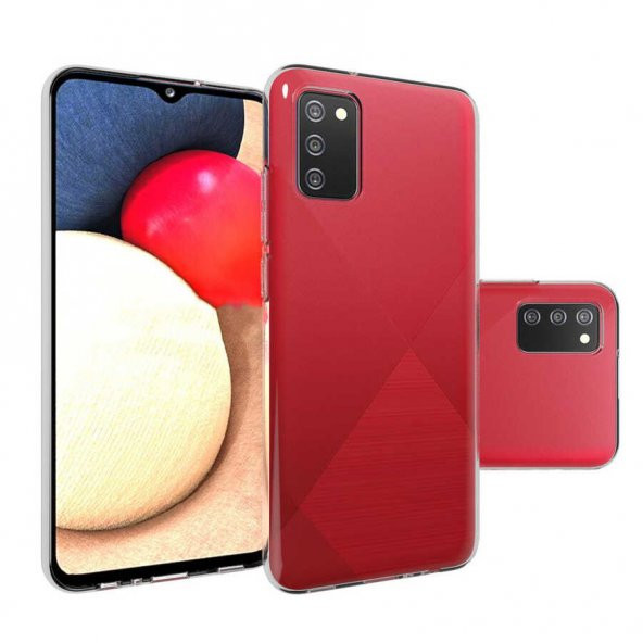 Galaxy A02S Kılıf  Süper Silikon - Resim 2