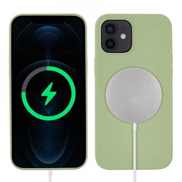 Apple iPhone 12 Mini Kılıf  Silksafe Wireless Kapak - Resim 3