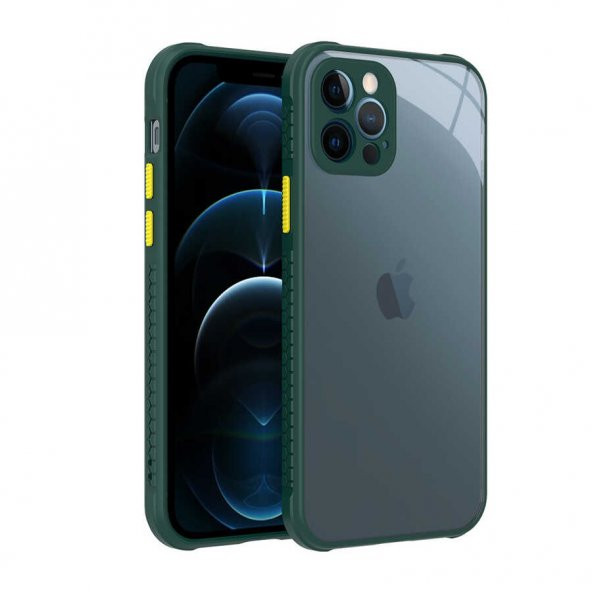 Apple iPhone 12 Pro Kılıf ​​ Kaff Kapak - Resim 4