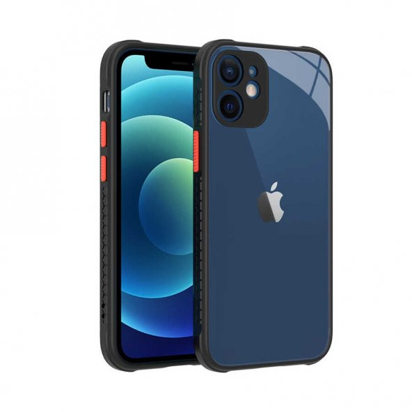 Apple iPhone 12 Mini Kılıf ​​ Kaff Kapak - Resim 2