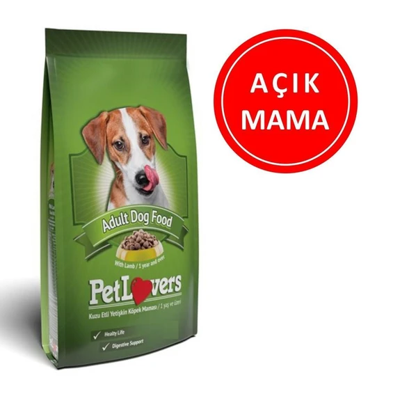 Pet Lovers Kuzulu Yetişkin Köpek Maması 1 Kg AÇIK ürün görseli 1