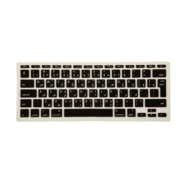 MacBook Air 11 Arapça Klavye Koruyucu A1370 A1465 Uyumlu Esnek Silikon Toz Koruma Kaplama ürün görseli 1