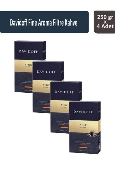 Davidoff Fine Aroma Filtre Kahve 250 gr x 4 Adet ürün görseli 1