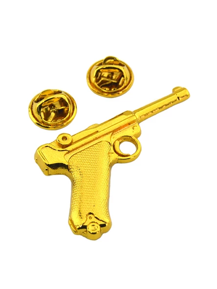 Tabanca Silah Rozet - LGR-P8 Yaka Rozeti - Gold Görünümlü ürün görseli 1