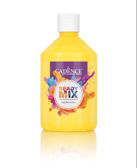 READY MIX AKRİLİK BOYA RM-02 SARI 500ML ürün görseli 1