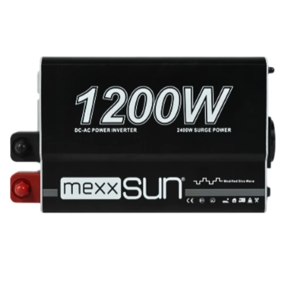 Mexxsun 24V 1200W Modifiye Sinüs İnverter ürün görseli 1