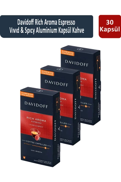 Davidoff Rich Aroma Espresso Vıvıd & Spıcy Kapsül Kahve x 3 Adet ürün görseli 1