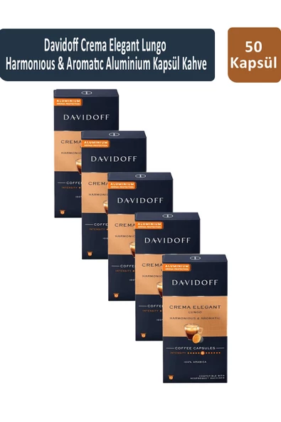 Davidoff Crema Elegant Lungo Harmonıous & Aromatıc Kapsül Kahve x 5 Adet ürün görseli 1