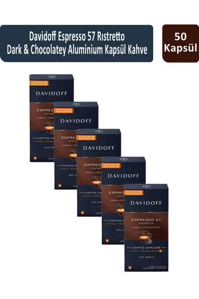 Davidoff Espresso 57 Ristretto Dark & Chocolatey Kapsül Kahve x 5 Adet ürün görseli 1