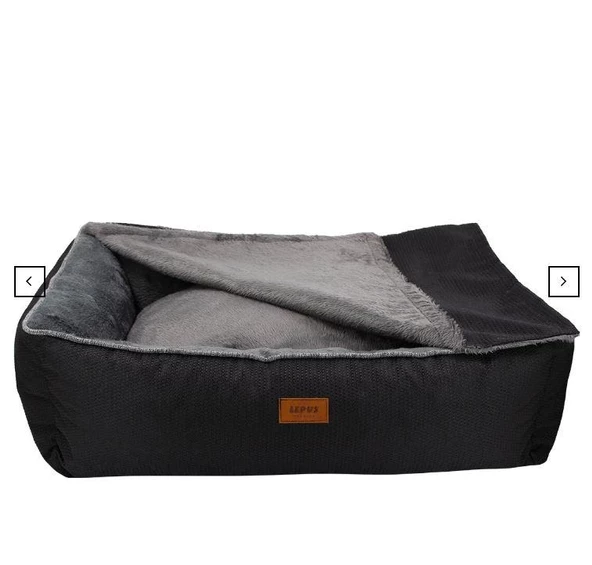 Lepus Winter Bed Siyah Medium ürün görseli 1