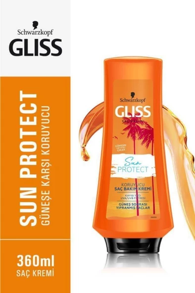 Gliss Schwarzkopf Sun Protect Güneşe Karşi Koruyucu Saç Kremi 360 Ml ürün görseli 1