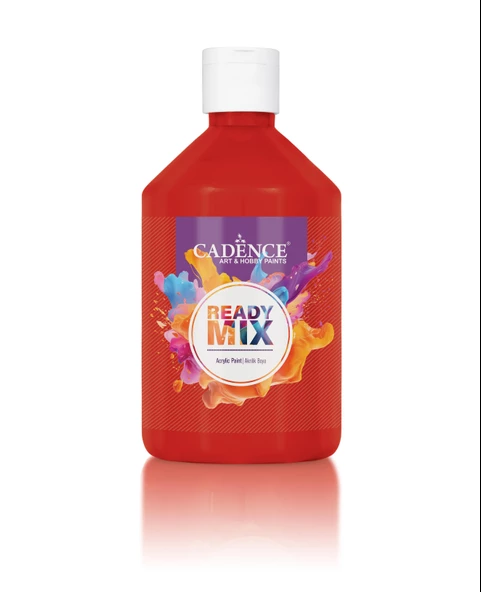 READY MIX AKRİLİK BOYA RM-05 KIRMIZI 500ML ürün görseli 1