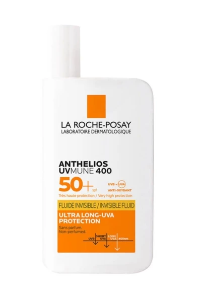 La Roche Posay Anthelios UVmune400 Invisible Fluid SPF50+ Yüz Güneş Kremi 50 ml ürün görseli 1