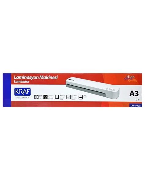 Kraf A3 Laminasyon Makinesi LM 1005 ürün görseli 1