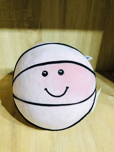 Yumuşak Peluş Basketbol Topu Sevimli Top Pembe ürün görseli 1
