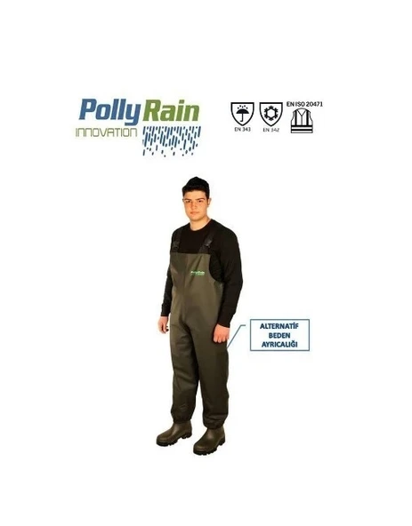 POLLYRAIN PVC BAHÇIVAN TULUM HAKİ RENK - Resim 2