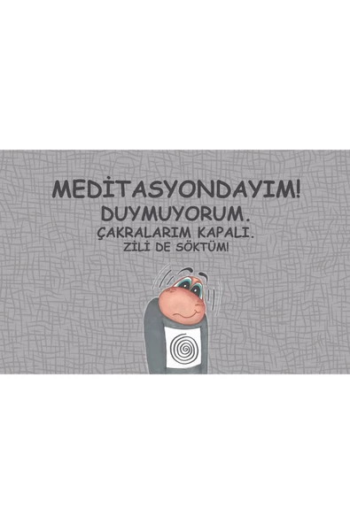 Meditasyon Kapı Önü Paspas LoveBug-T - Resim 2