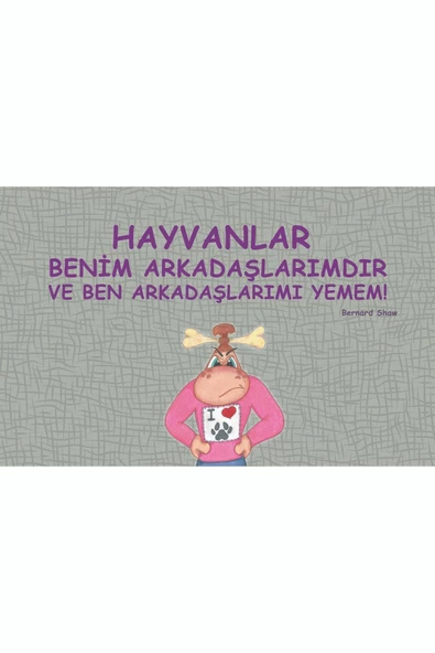 Dostlarımı Seven Gelsin ! Kapı Önü Paspas LoveBug-T - Resim 2