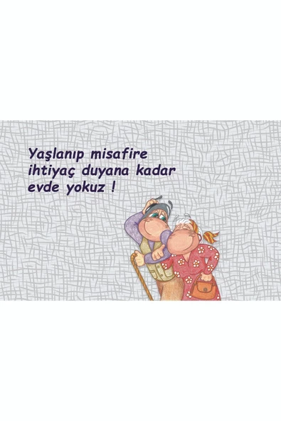 Uzunca Yokuz ! Kapı Önü Paspas LoveBug-T - Resim 2