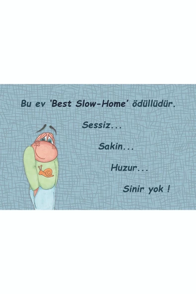 Slow Cıty Kapı Önü Paspas LoveBug-T - Resim 2