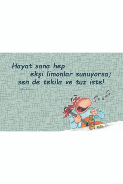 Ekşi Hayat Kapı Önü Paspas LoveBug-T - Resim 2