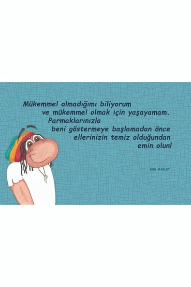 No Judgment ! Kapı Önü Paspas LoveBug-T - Resim 2