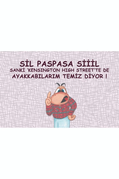 Sil Ayağını Kapı Önü Paspas LoveBug-T - Resim 2