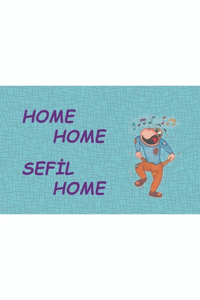 Sefil Home Kapı Önü Paspas LoveBug-T - Resim 2
