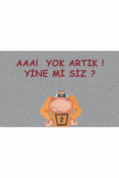Yok Artık Kapı Önü Paspas LoveBug-T - Resim 2