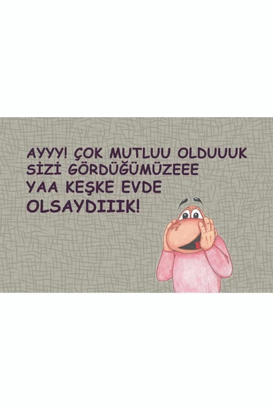 Keşke Ya ! Kapı Önü Paspas LoveBug-T - Resim 2