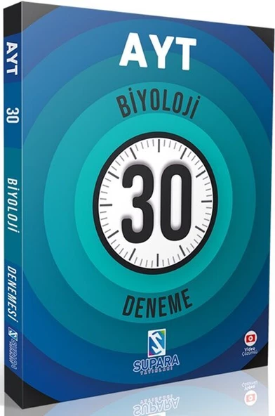 Supara Yayınları AYT Biyoloji 30 Deneme ürün görseli 1