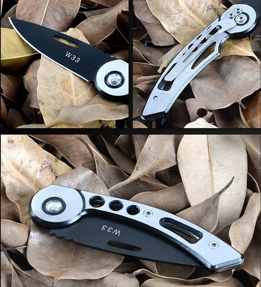 Valkyrie w33 Paslanmaz Çelik Kamp Av Bıçağı Katlanır Çakı - Resim 3