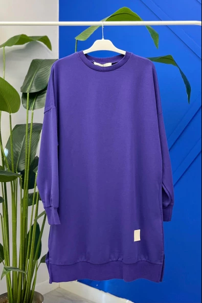 Soul 30644 Düz Renk Araboy Sweat Tunik - Parlement ürün görseli 1