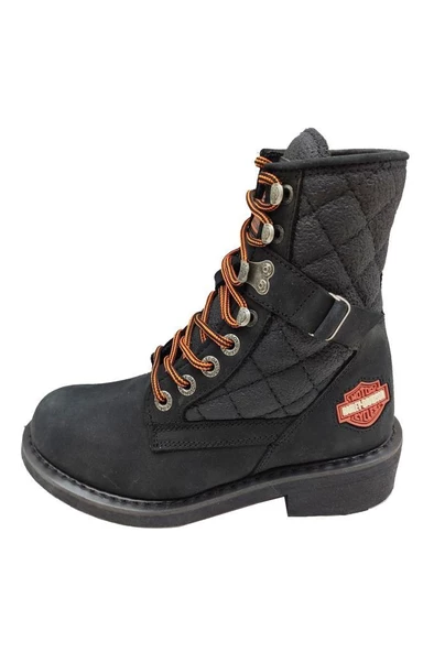 Harley Davidson New Worker Hakiki Deri Unisex Bot - Resim 5