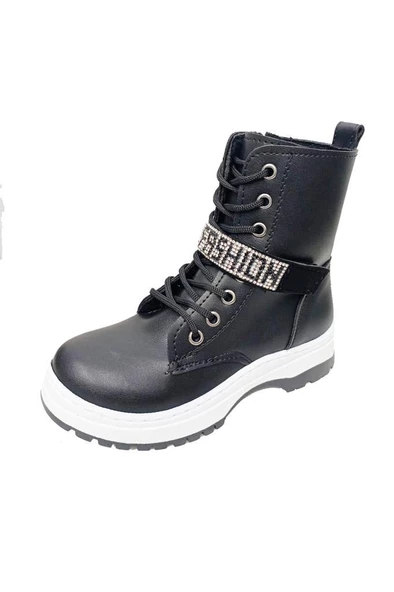 Fix Kids 9605 Deri Trend Fashion Kız Çocuk Bot ürün görseli 1