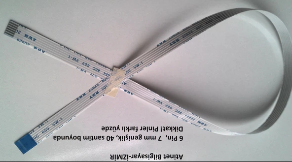Awm 20624 80C 60V Vw-1 Flex Şerit Kablo 6 Pin 40Cm 6-1-40B ürün görseli 1