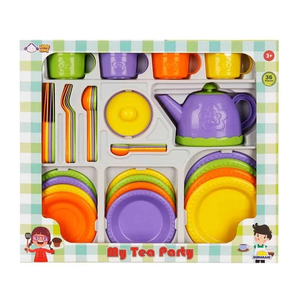 4682 Little Chef Çay Seti 36 Parça -Sunman ürün görseli 1
