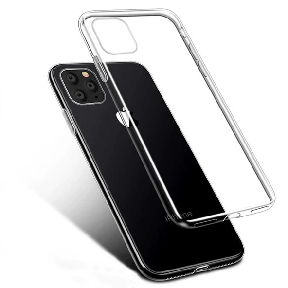 iPhone 11 Pro Kılıf Ultra İnce Silikon Kapak 0.2 mm ürün görseli 1