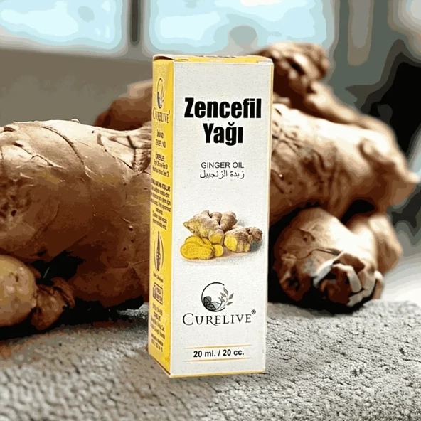 CURELIVE Zencefil Yağı 20ml ürün görseli 1