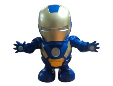 Pilli Işıklı Dans Eden Robot Demiradam Batman Dance Hero Ironman 20 CM ürün görseli 1